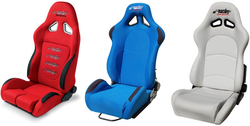 Спортивные сиденья Sparco различных цветов